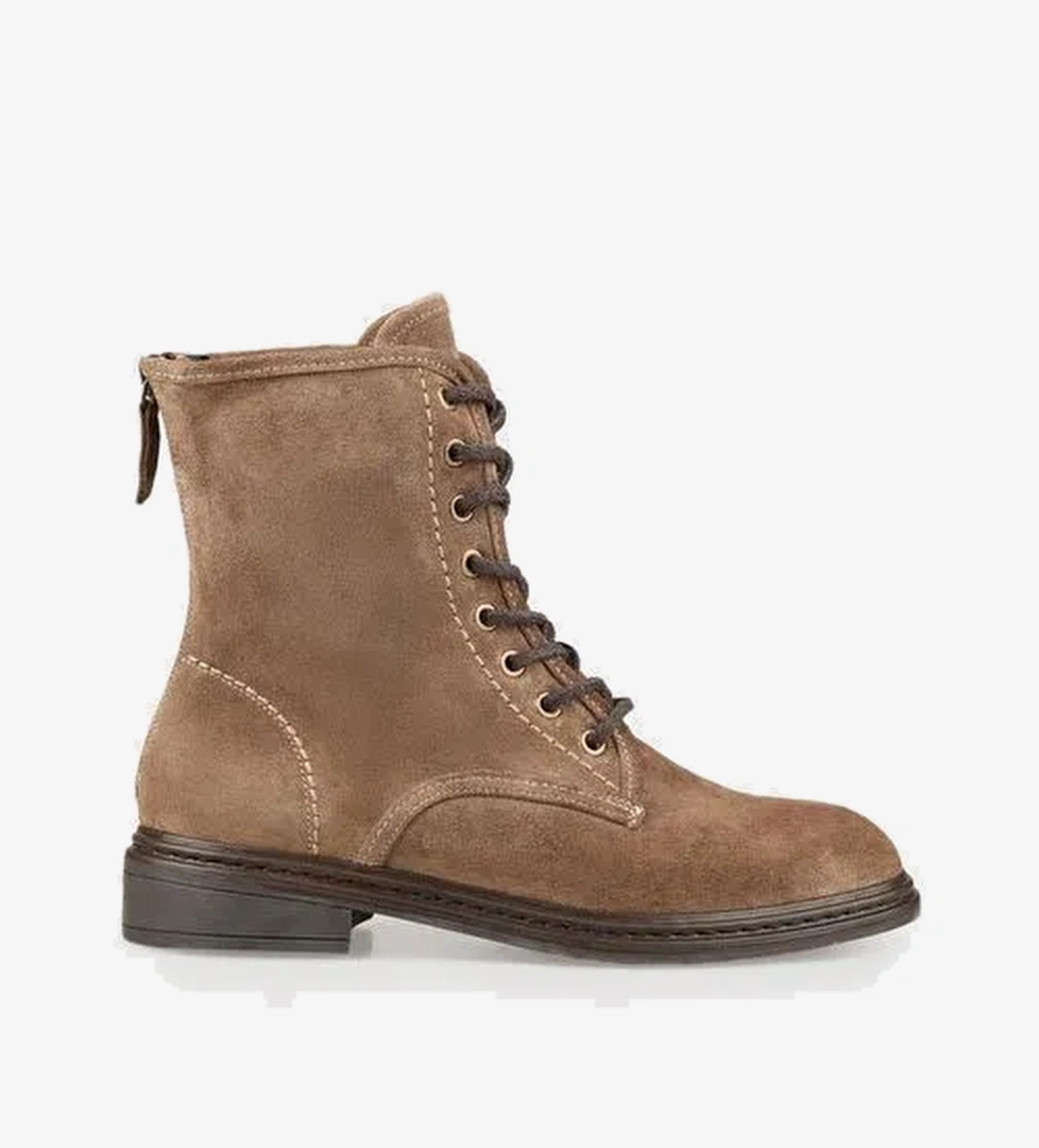 Bej Deri Kadın Günlük Bot - Görsel 1