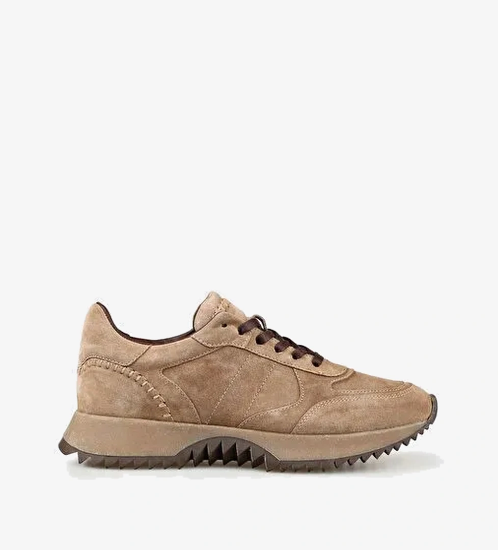 Vizon Deri Kadın Spor Ayakkabı - Görsel 1