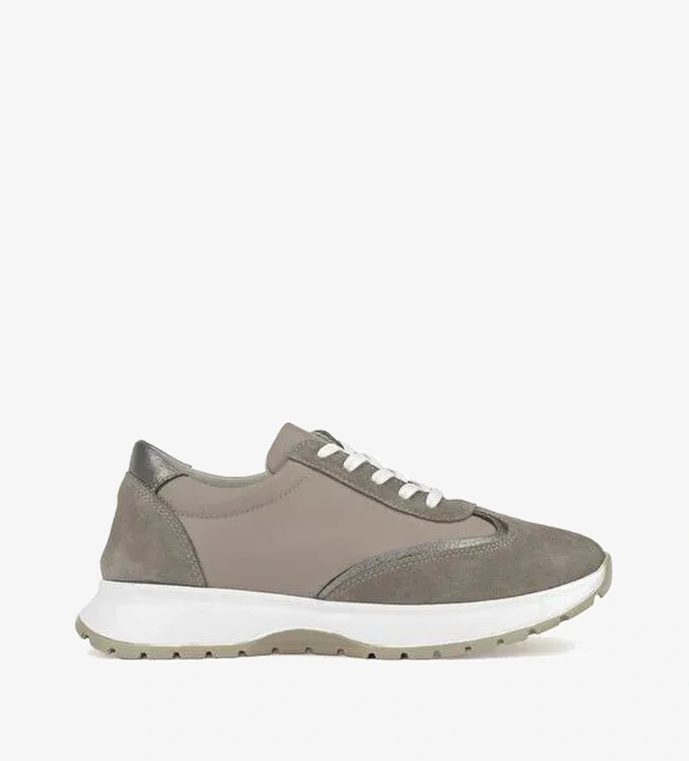 Ziya, Kadın Hakiki Deri Sneaker 1531050Z26501005K Vizon - Görsel 1