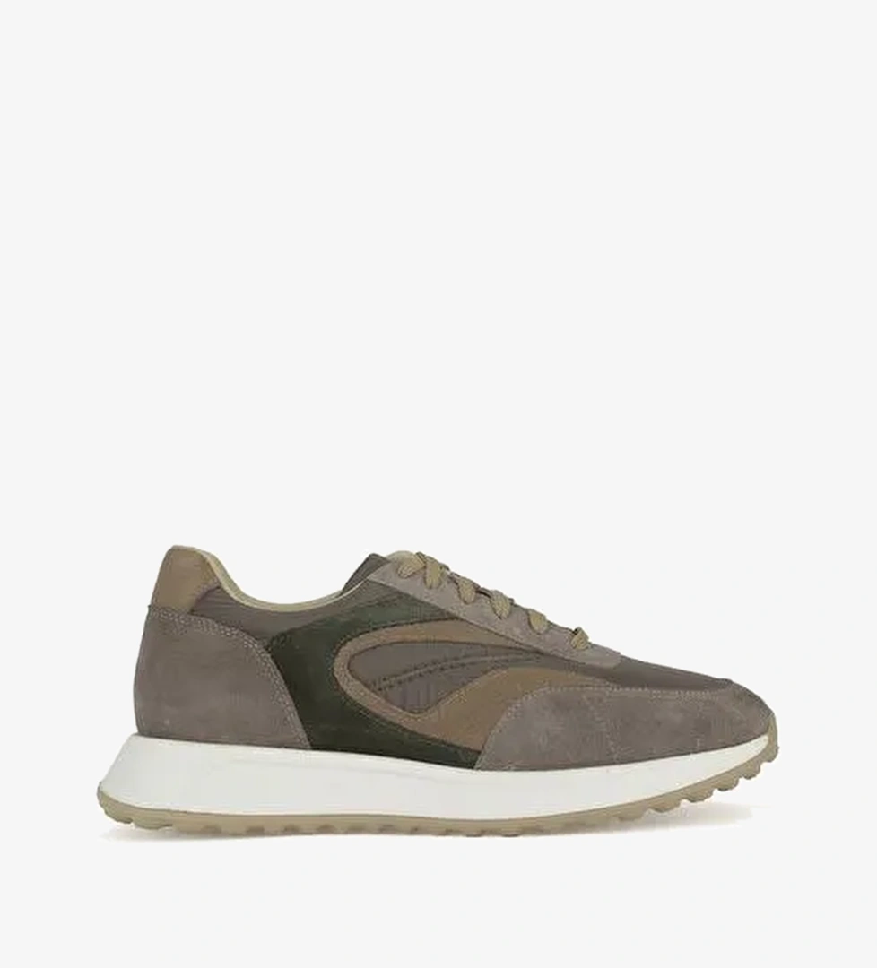 Ziya, Erkek Hakiki Deri Sneaker 1531026Z313 Taupe - Görsel 1