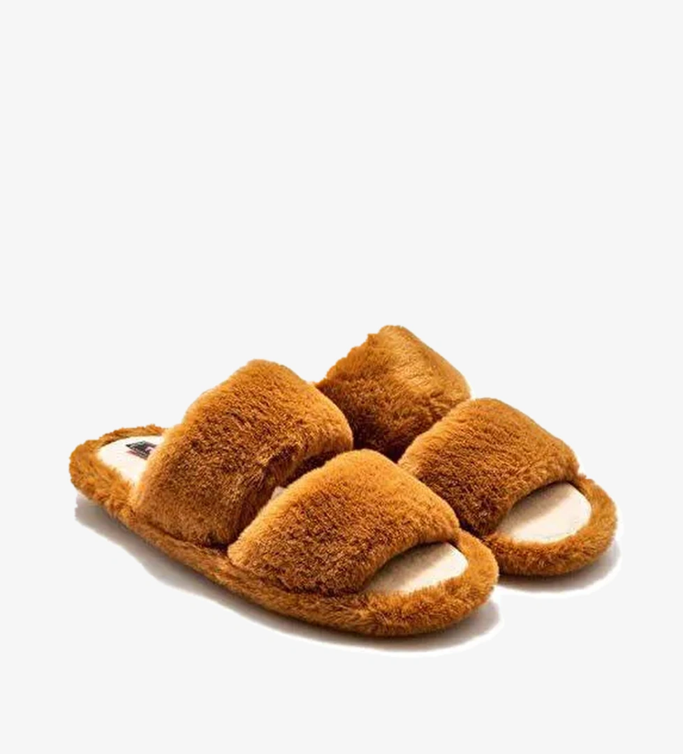 Twigy Kahverengi Kadın Ev Terliği CC0173 - Görsel 1