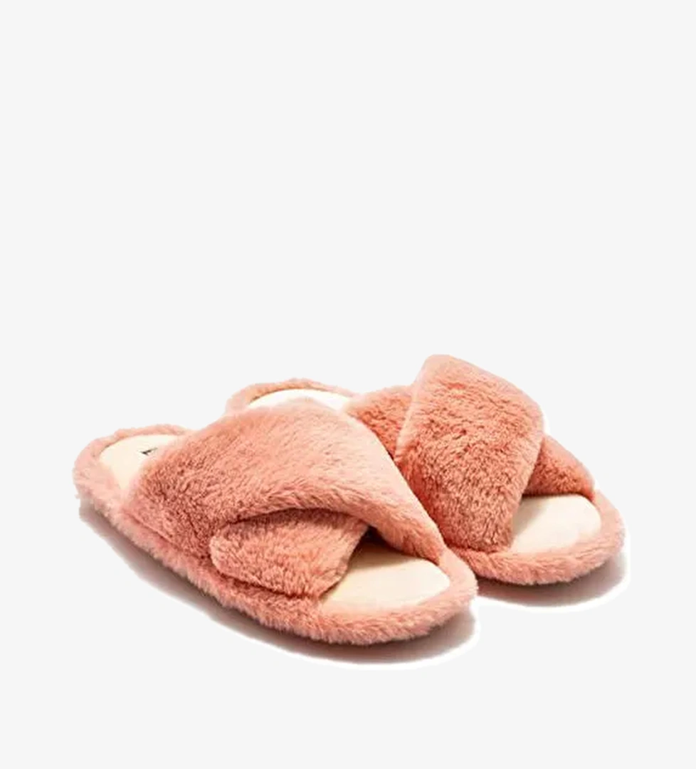 Twigy Pembe Kadın Ev Terliği CC0184 - Görsel 1