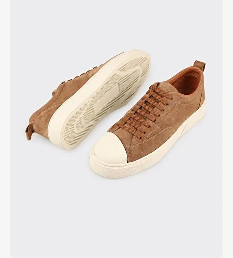 Camel Deri Erkek Günlük Ayakkabı - Görsel 1