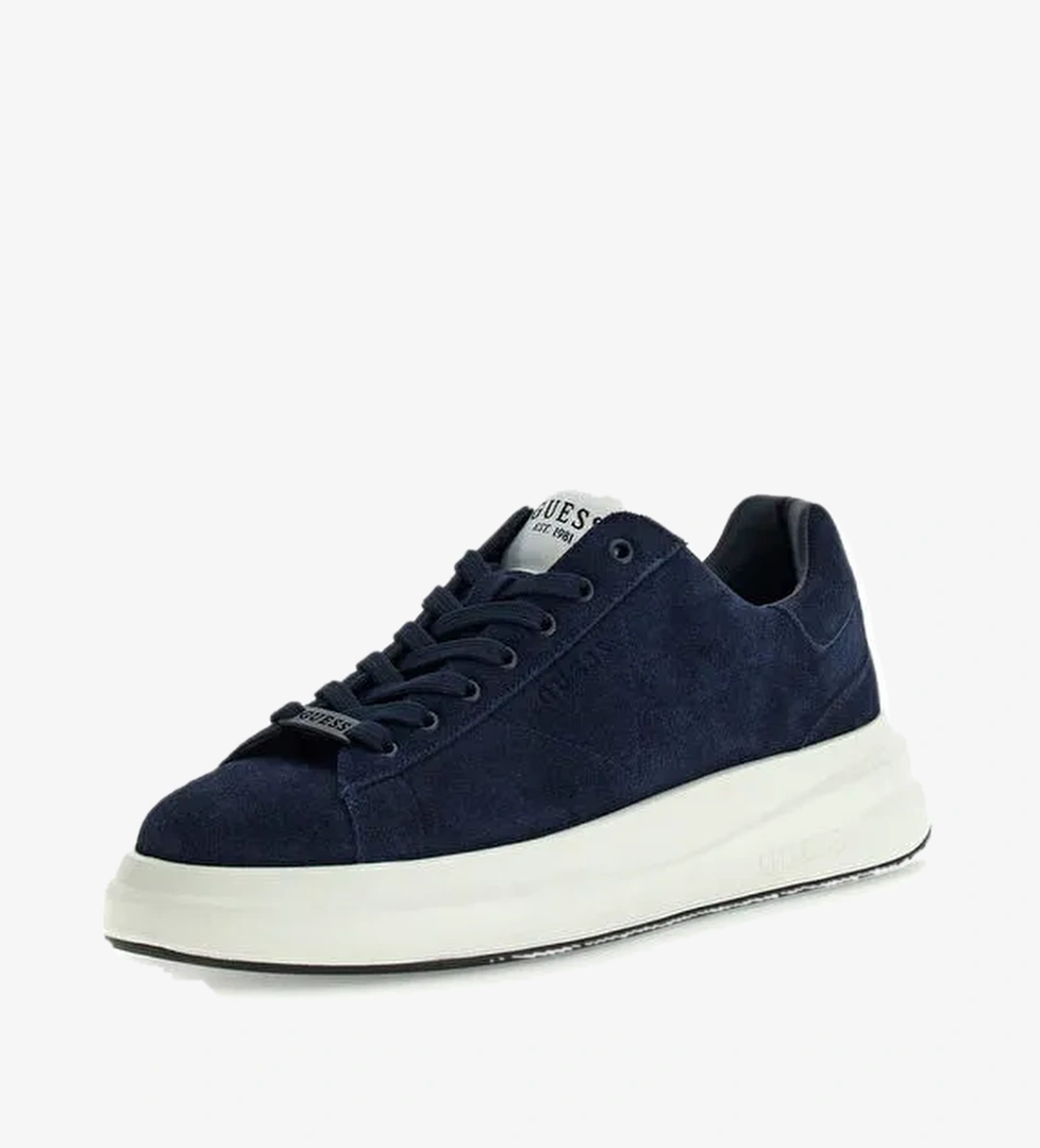 Guess Lacivert Erkek Deri Sneaker ELBA