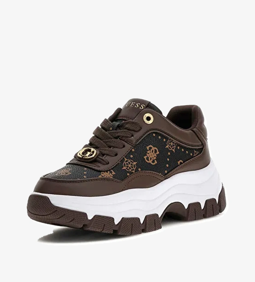 Guess Siyah Kadın Sneaker FLFBRTPEL12-BROWN - Görsel 1