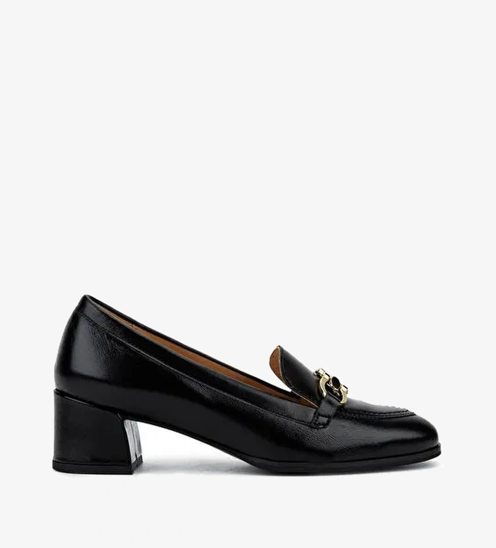 Relax Anatomic Kadın Hakiki Deri Siyah Comfort Ayakkabı - Görsel 1