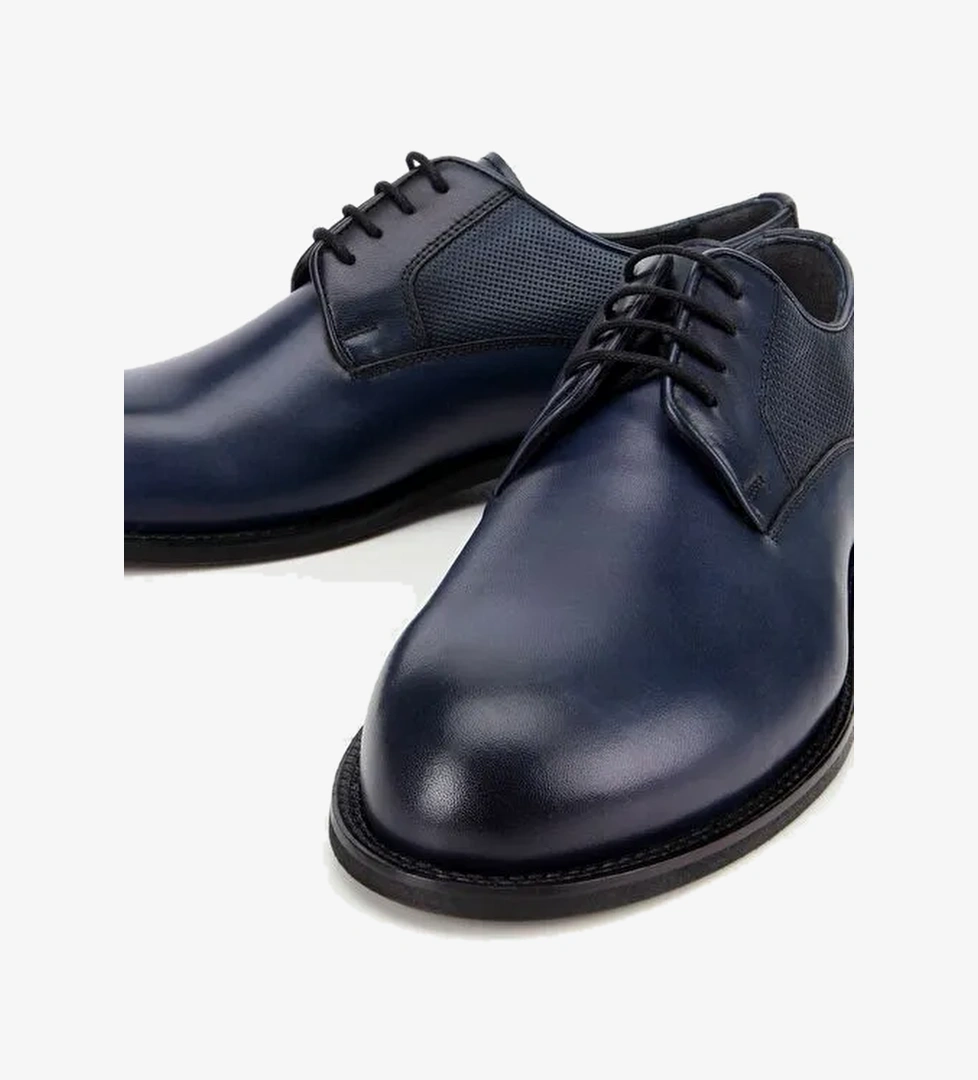 Erkek Deri Lacivert Klasik Ayakkabı 02AYH313780A680 - Görsel 1