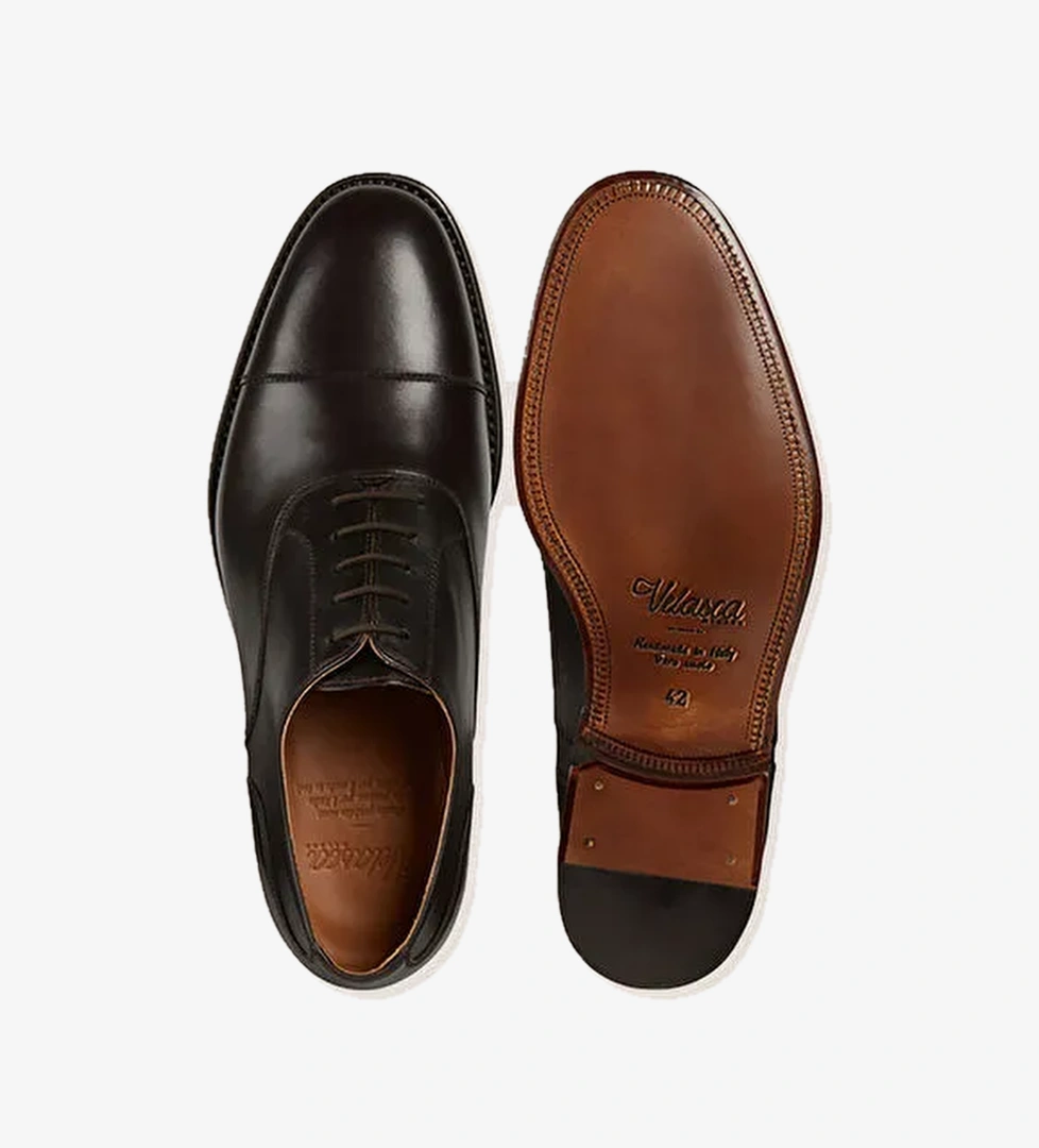 Velasca Kahverengi Erkek Deri Klasik Ayakkabı Giacalustra