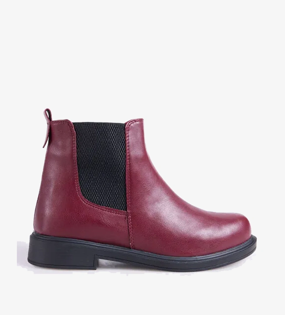 Fabrika Fabrika Siyah Bordo Kadın Bot Fallon-barren model görseli