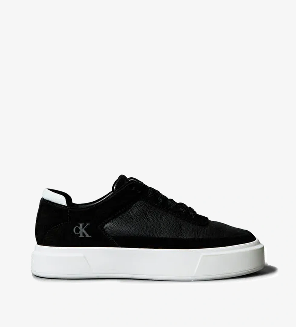 Calvin Klein Siyah Kadın Deri Sneaker YW0YW019870GM