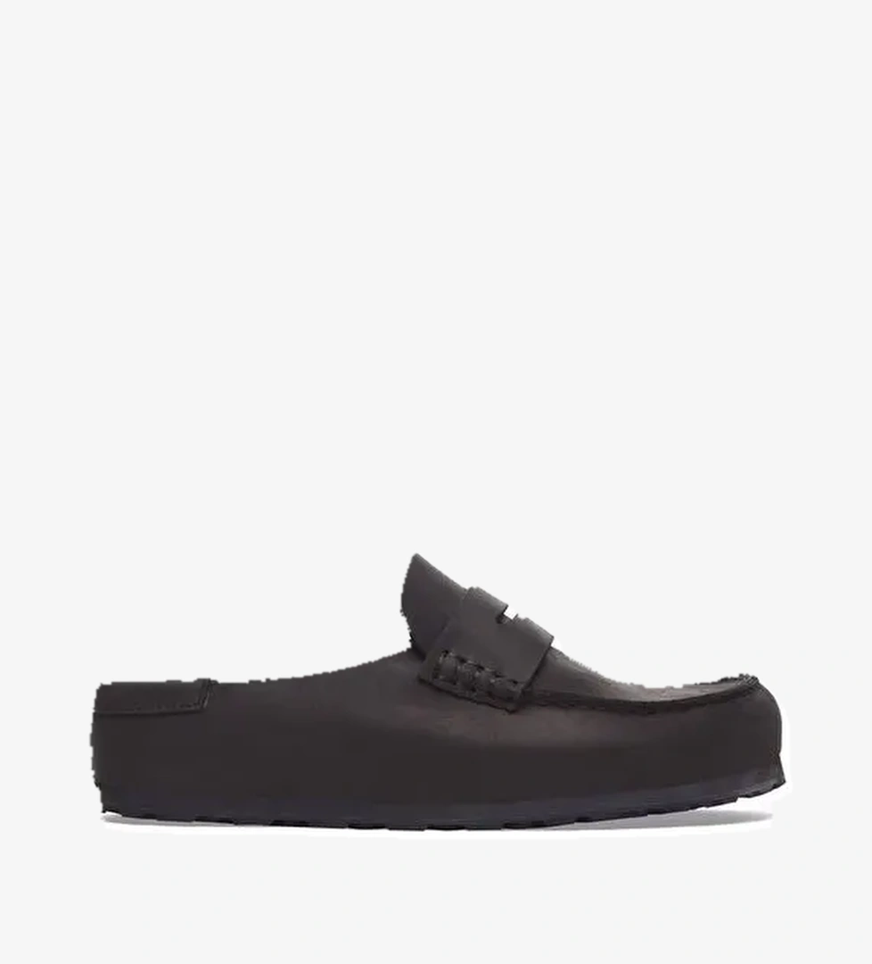 Birkenstock Siyah Kadın Deri Loafer 1029694 - Görsel 1