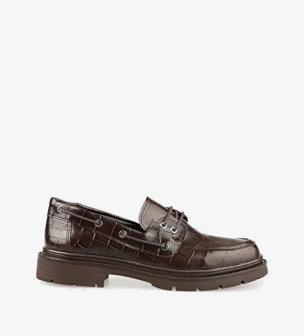 Kahve Kadın Günlük Ayakkabı - Görsel 1