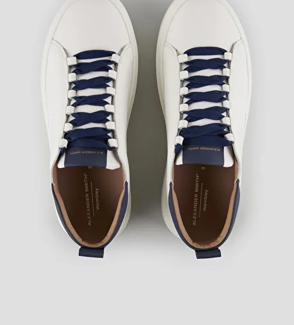 Alexander Smith Beyaz Erkek Sneaker WEMBLEY - Görsel 1