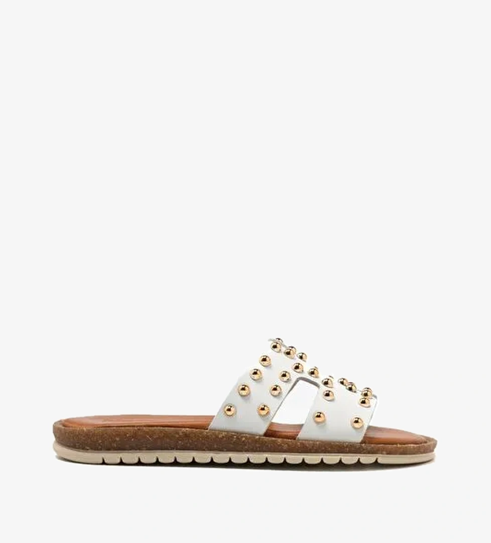 Kadın Terlik RC-25Y-210-R2622 John May Beyaz - Görsel 1