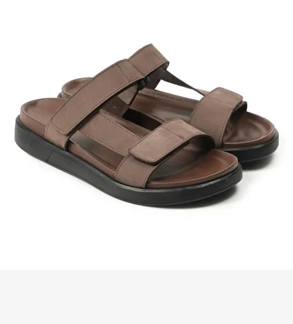 Erkek Terlik AG- 23345-3 John May Nubuk Kahve - Görsel 1