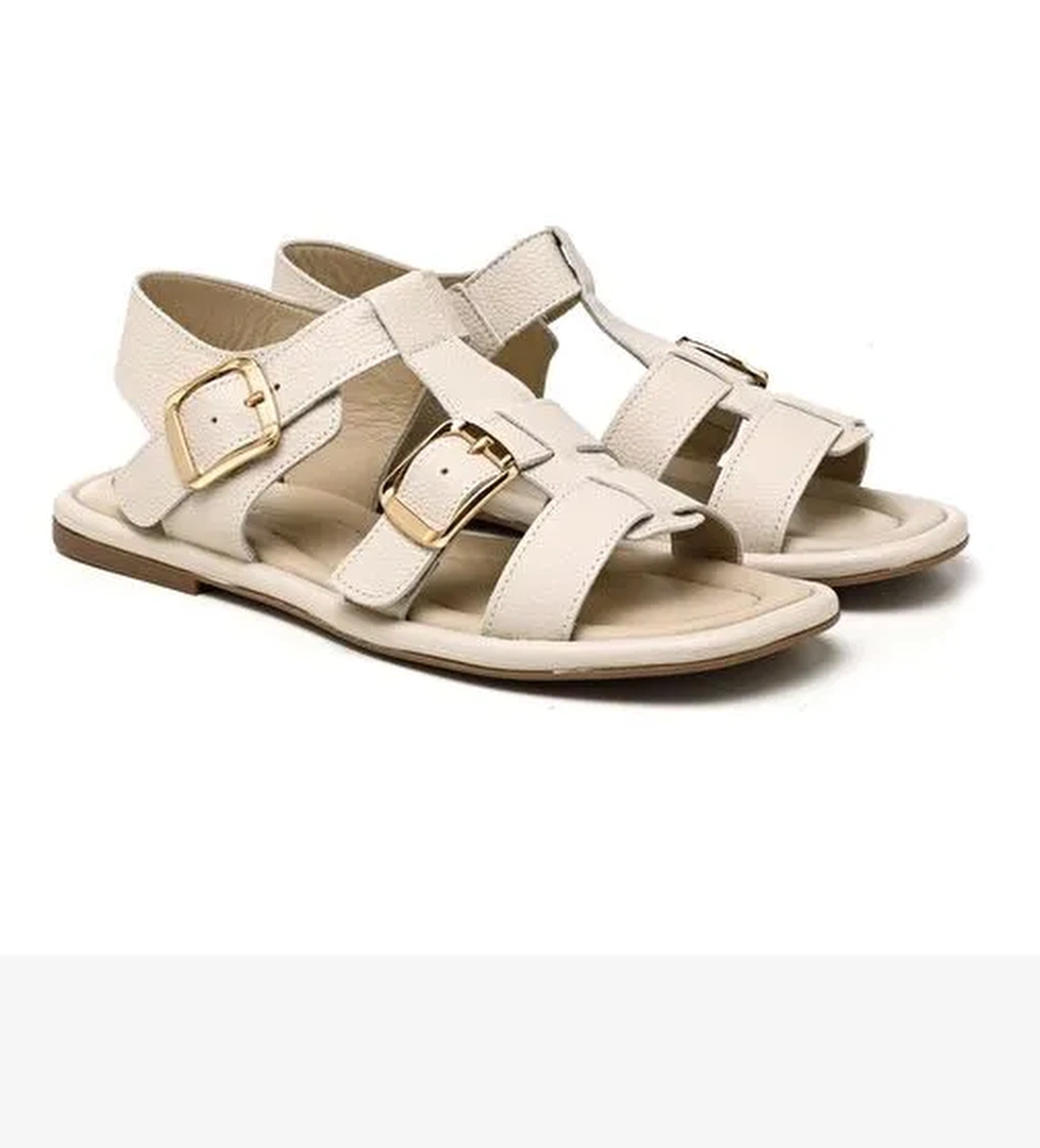 Kadın Sandalet RC-25Y-001-R29626 John May 213-Bej - Görsel 1