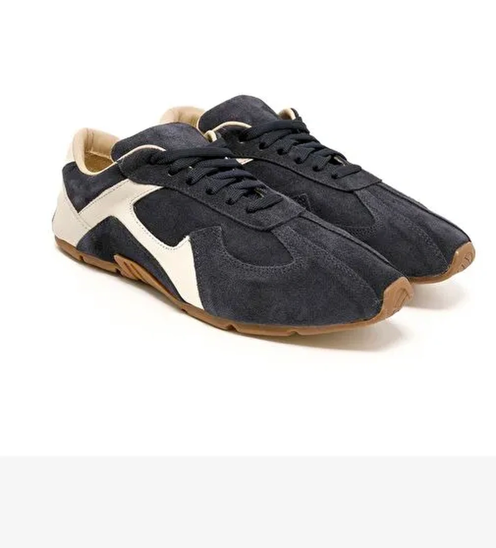 Kadın Sneaker ( Günlük) RC-25Y-187-MIU1005 John May Laci Süet - Bej Cilt - Görsel 1