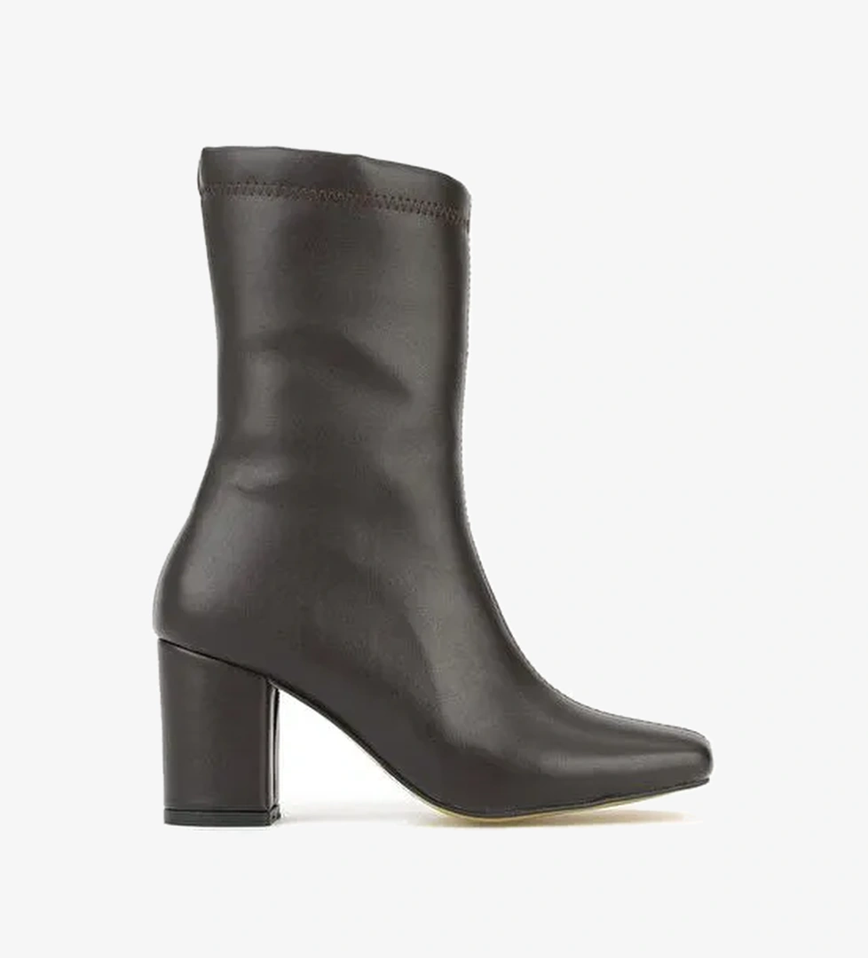 Ziya, Kadın Topuklu Bot 1531044Z4007 Kahve - Görsel 1