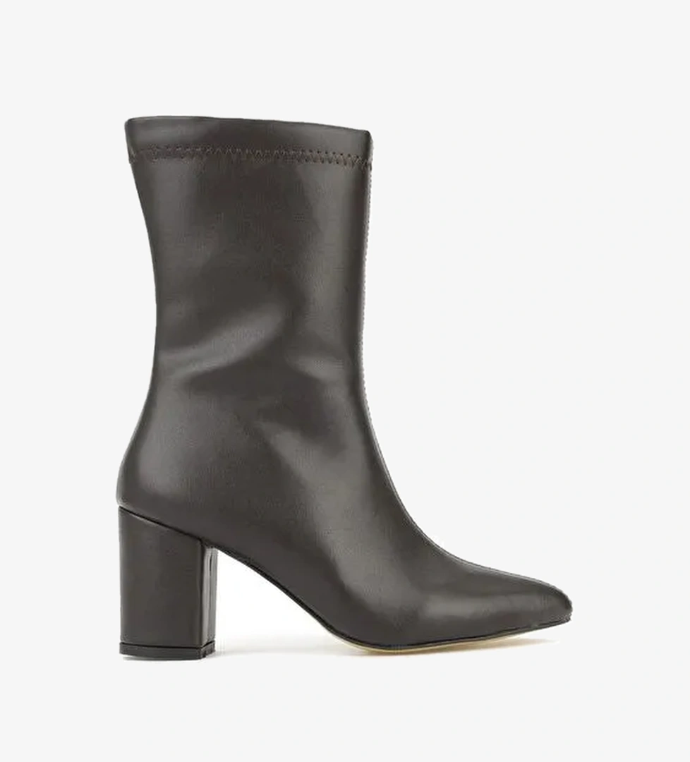 Ziya, Kadın Topuklu Bot 1531044Z4006 Kahve - Görsel 1