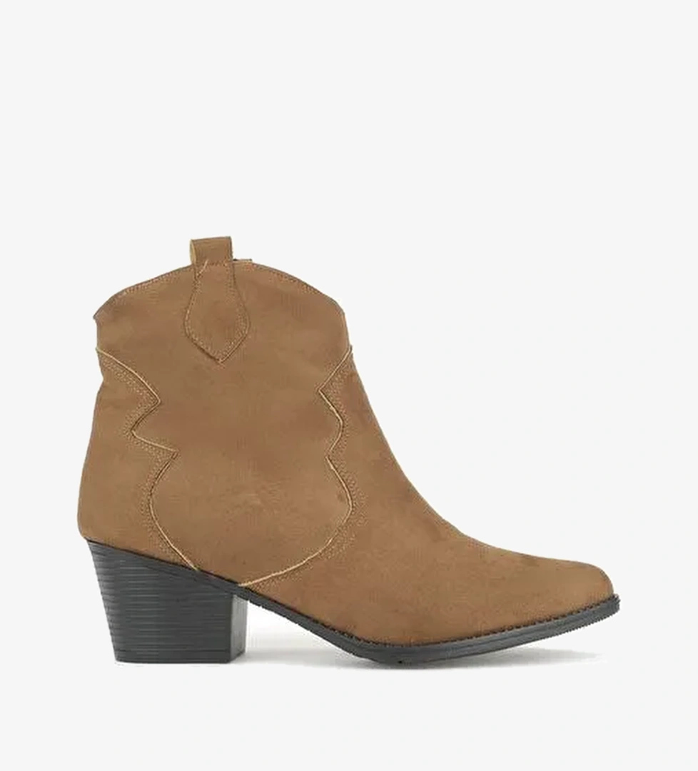 Ziya, Kadın Kovboy Bot 1531044Z4005 Taba - Görsel 1