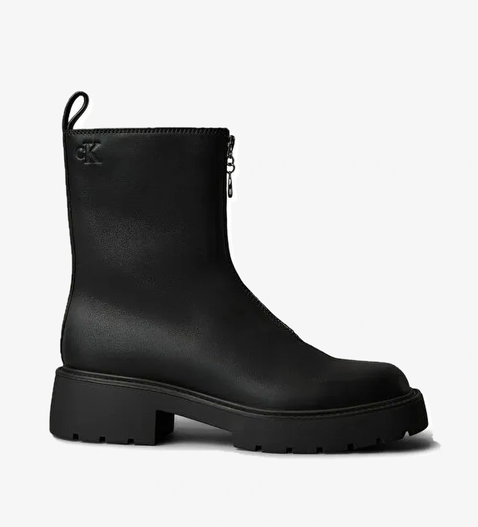 Calvin Klein Siyah Kadın Deri Bot YW0YW01907BEH - Görsel 1