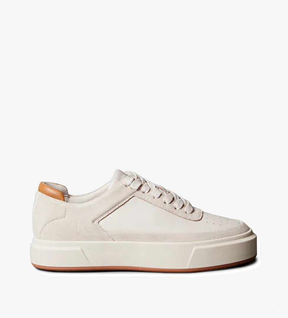 Calvin Klein Basket Lace Up Pro Lth Mi Beyaz Kadın Sneaker model görseli
