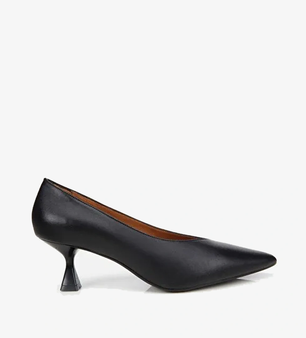 Kadın Deri Siyah İnce Topuklu Stiletto 01AYH312590A100 - Görsel 1