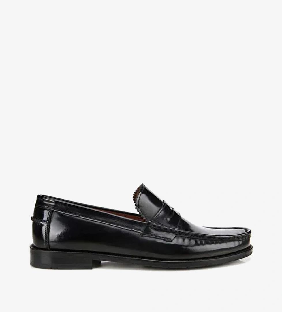 Erkek Açma Deri Siyah Klasik Loafer 02AYH312110A100 - Görsel 1