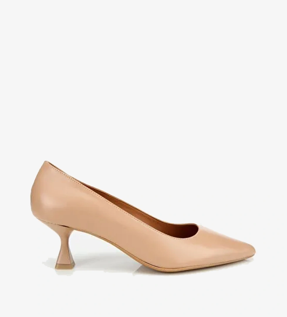 Kadın Deri Bej Esnek Tabanlı Stiletto 01AYH312480A330 - Görsel 1