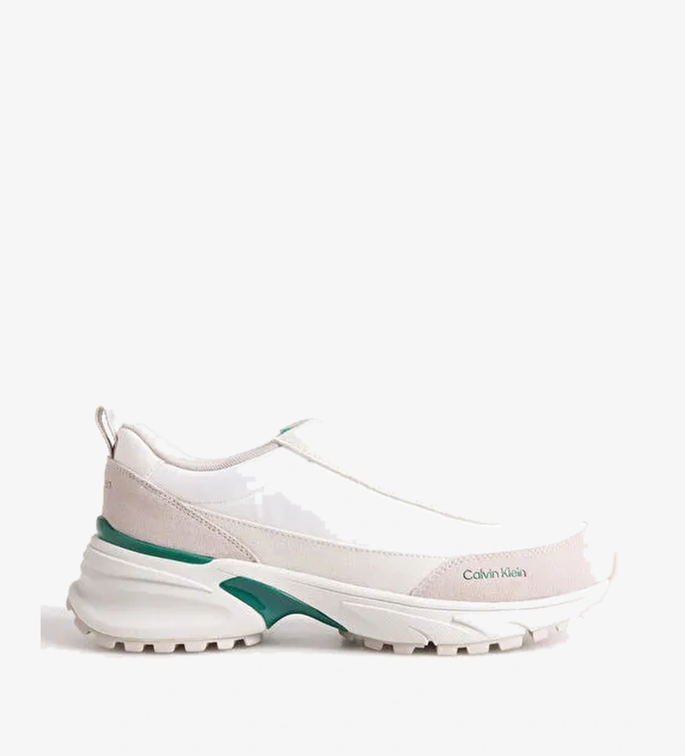 Calvin Klein Beyaz Erkek Sneaker HIKE RUNNER CASUAL NY-SU