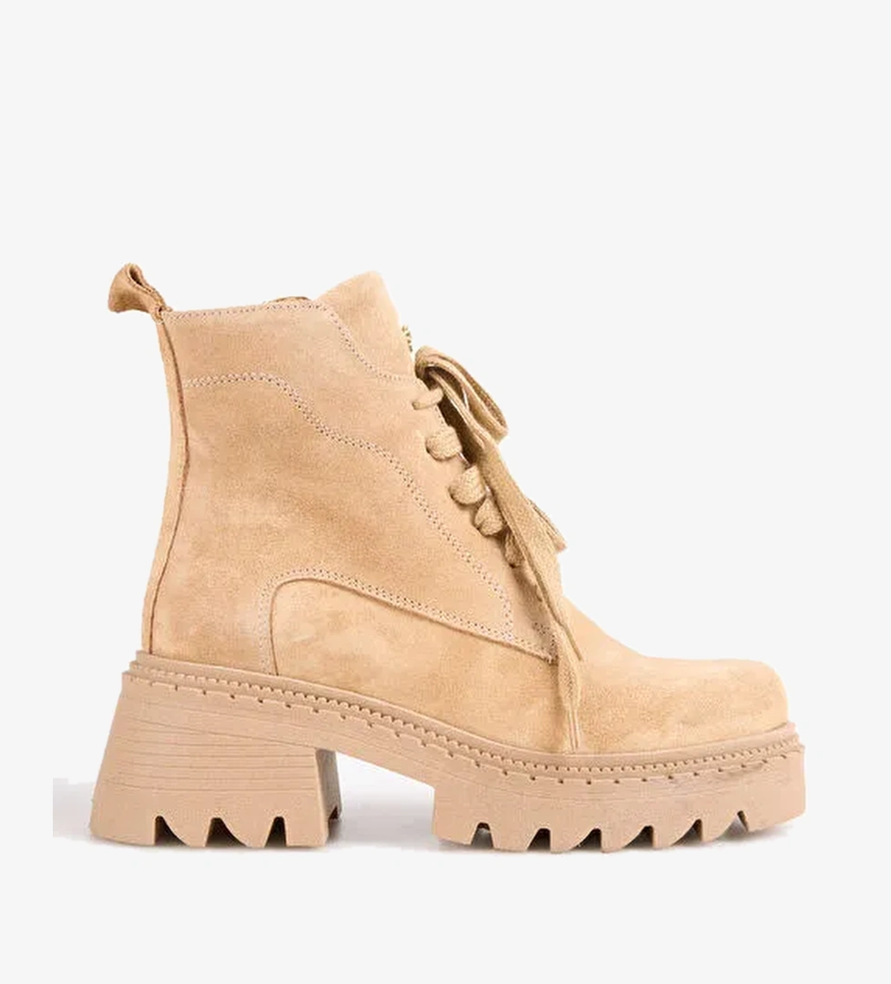 Fabrika Camel Kadın Deri Bot D-ELLERY-DEVIN - Görsel 1