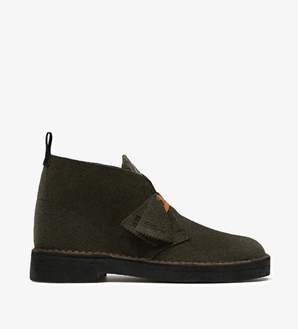 Clarks Yeşil Erkek Süet Bot Desert Boot - Görsel 1