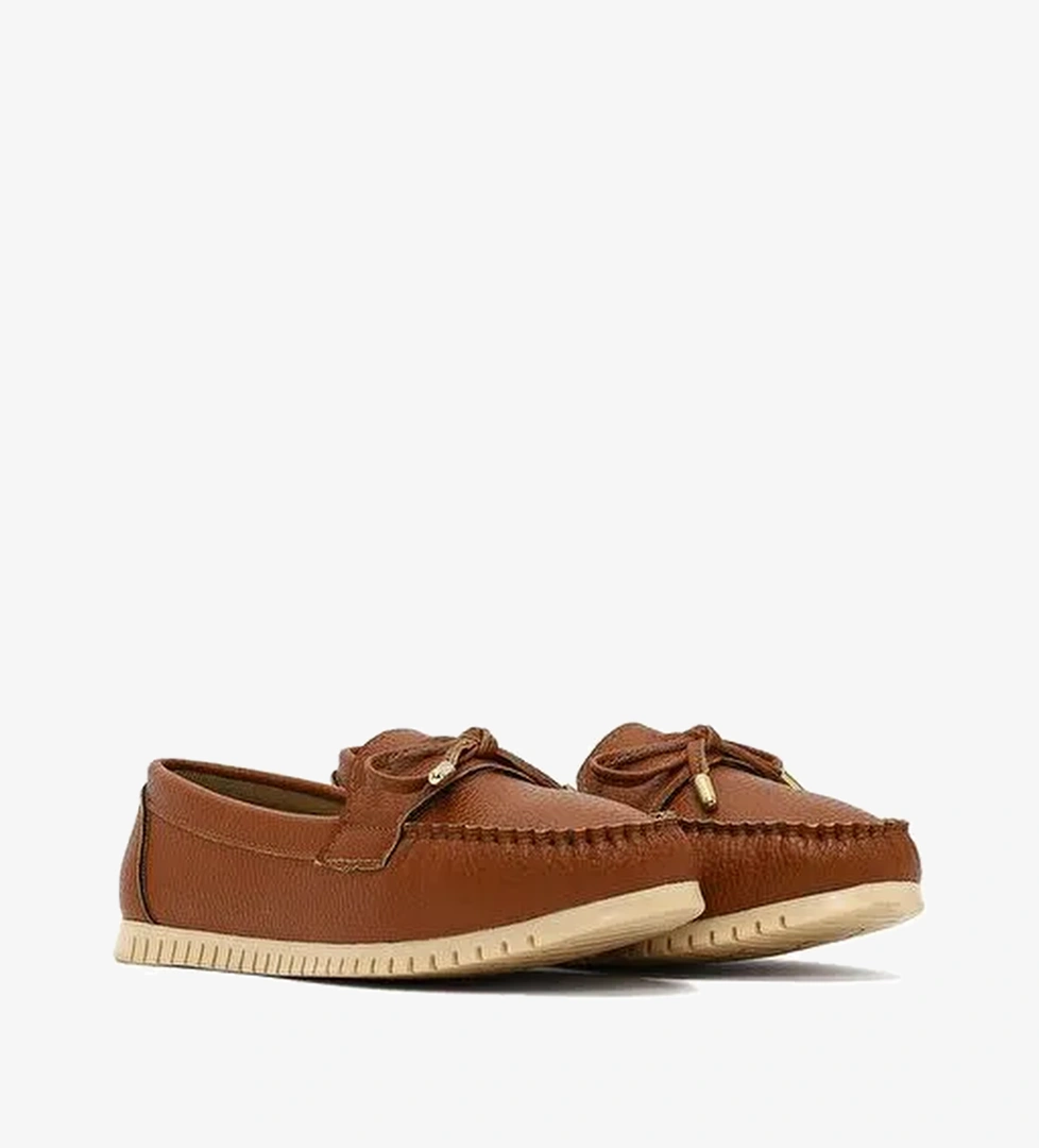 Kadın Taba Tokalı Loafer 25AFE1451FT - Görsel 1