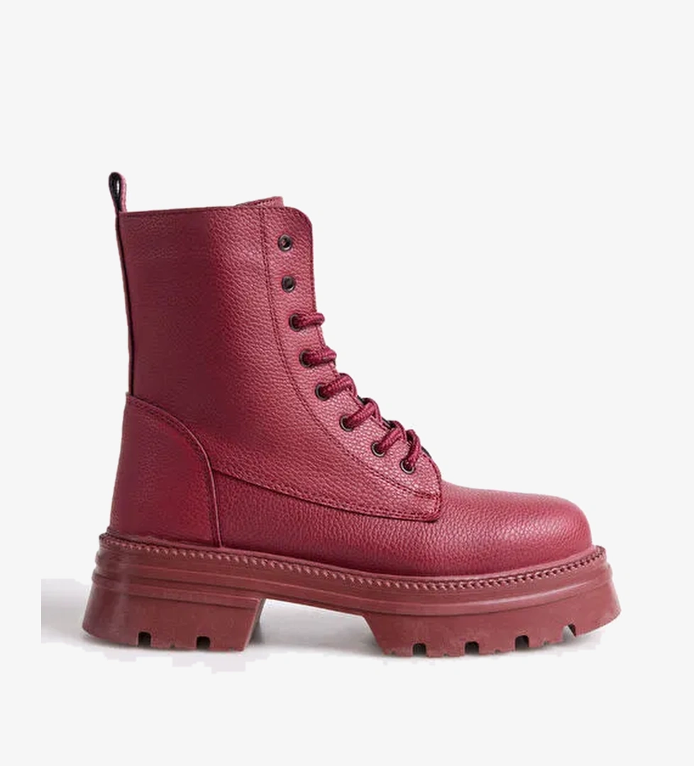 Fabrika Bordo Kadın Bot CLOE - Görsel 1