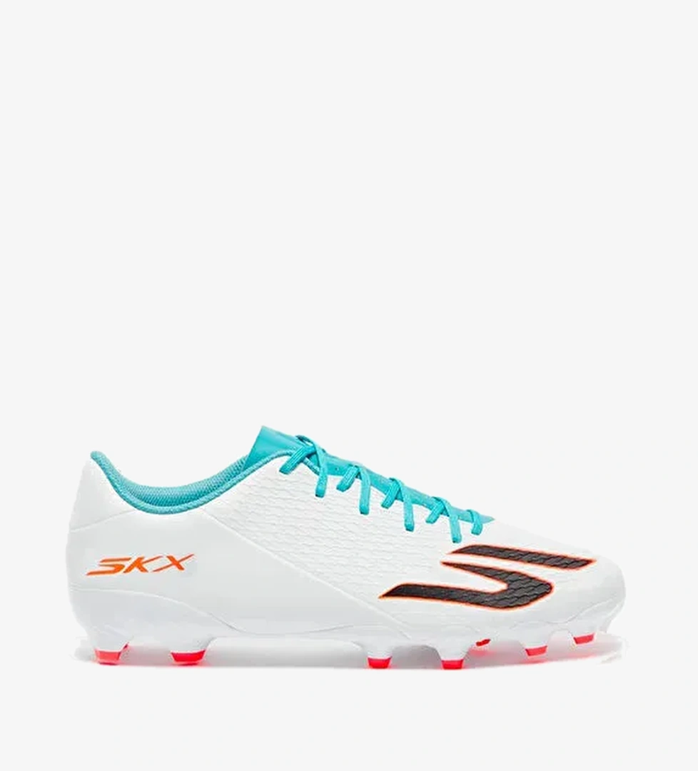 Skechers 252132 WTQP SKECHERS CLUB MG Beyaz - Turkuaz - Pembe Erkek Futbol Ayakkabısı - Görsel 1