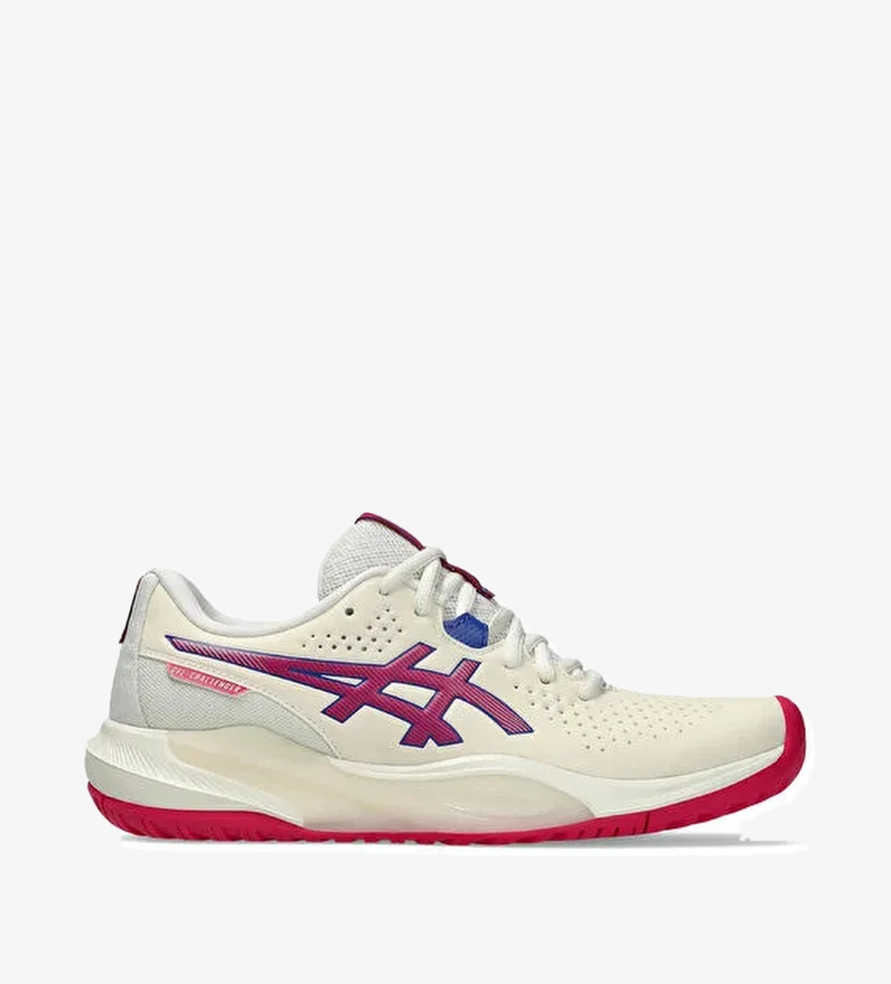 Asics 1042A294-100 GEL-CHALLENGER 15 Krem - Kırmızı Kadın Tenis Ayakkabısı - Görsel 1