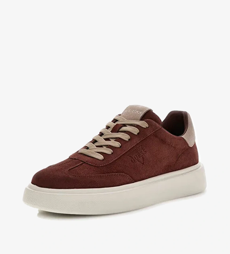 Guess Kahve - Krem Erkek Sneaker PLAZA