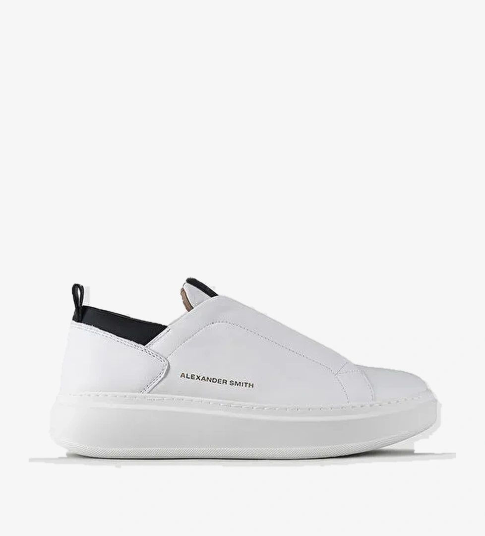 Alexander Smith Beyaz Erkek Sneaker WEMBLEY SLIP-ON