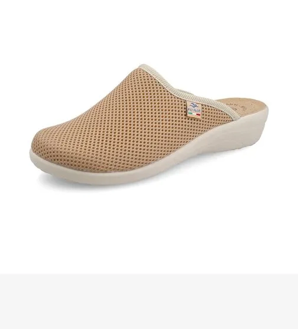 Kadın Terlik T4 368 FE Fly Flot Slipper FRESH CLASSIC 6009-Beige - Görsel 1