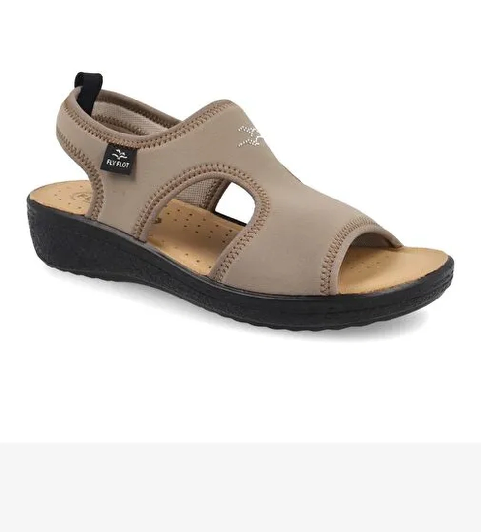 Kadın Sandalet 55 E71 LB Fly Flot Sandal 2004-Taupe - Görsel 1