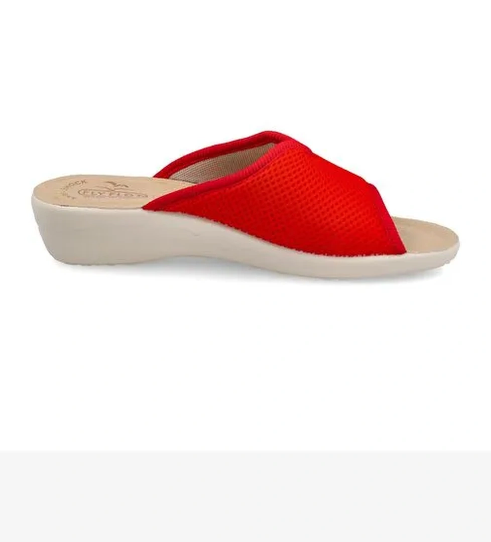 Kadın Sneaker ( Günlük) T4 429 FE Fly Flot Slipper FRESH CLASSIC 6008-Red - Görsel 1