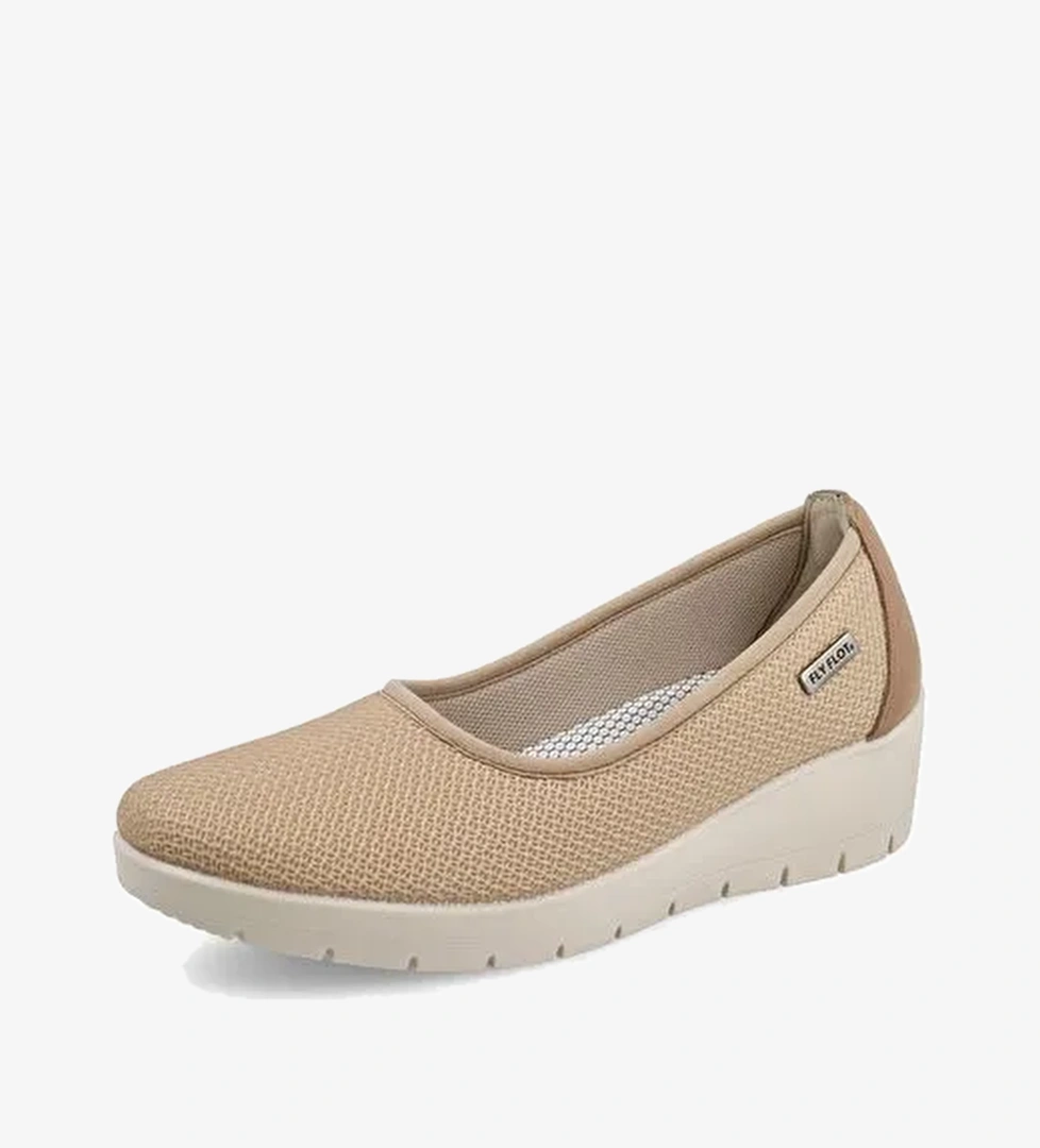 Kadın Sneaker ( Günlük) 18 X15 78 Fly Flot Shoe PIUMATECH 6009-Beige - Görsel 1