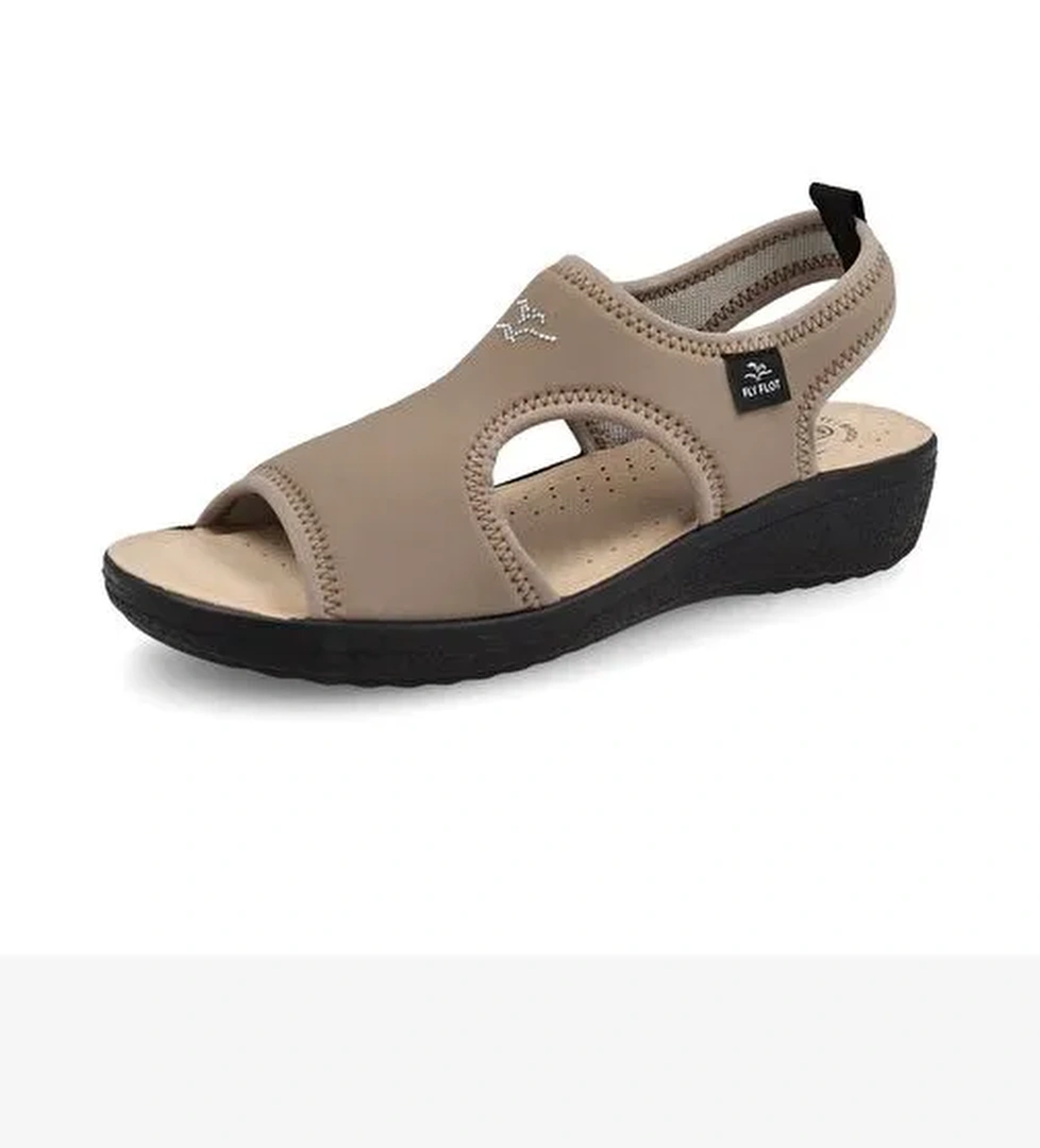 Kadın Sandalet 55 E71 LA Fly Flot Sandal FRESH 2004-Taupe - Görsel 1