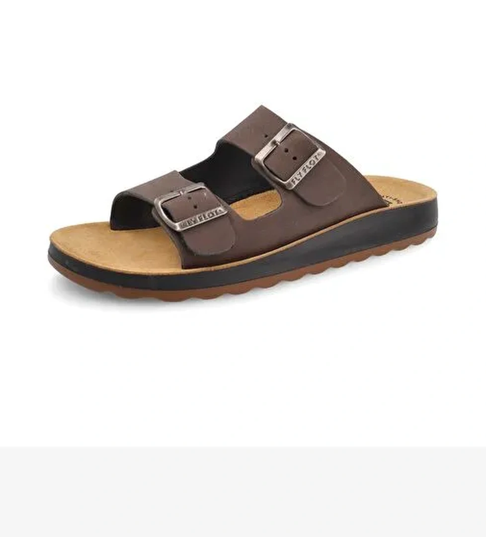 Erkek Terlik 78 171 4C Fly Flot Slipper CASUAL 2507-Dark Brown - Görsel 1