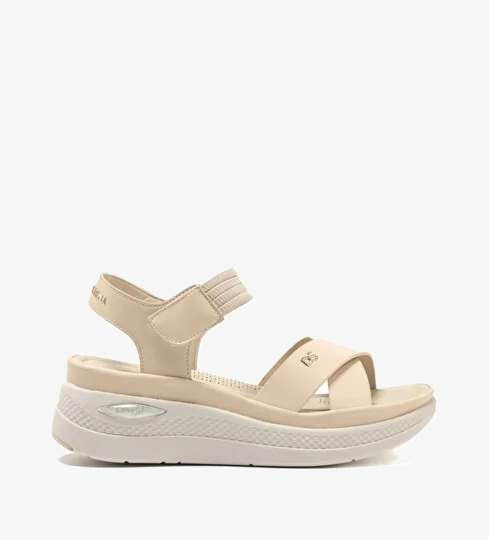 2L5548DM Kadın Sneaker ( Günlük) 305688DP Donna Serena 5688DP Beige - Görsel 1