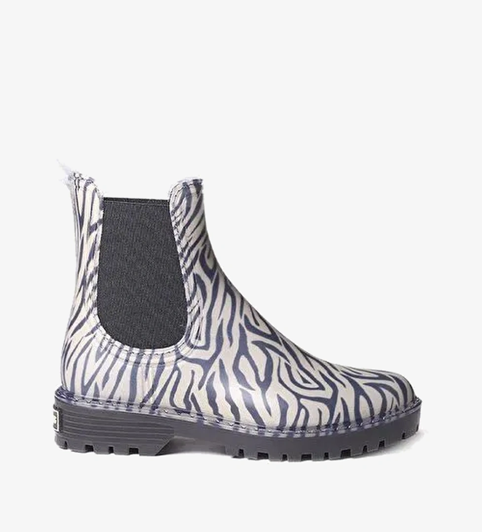 Kadın Bot (Yağmur ) Calvi Toni Pons Ankle Boot Water Zebra - Görsel 1