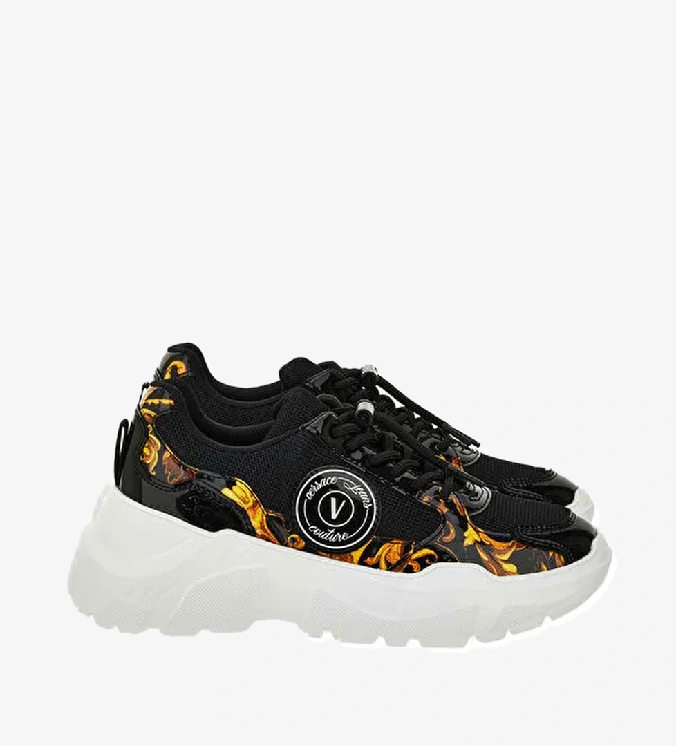 Versace Jeans Couture Siyah Sneaker 79VA3SC7G89