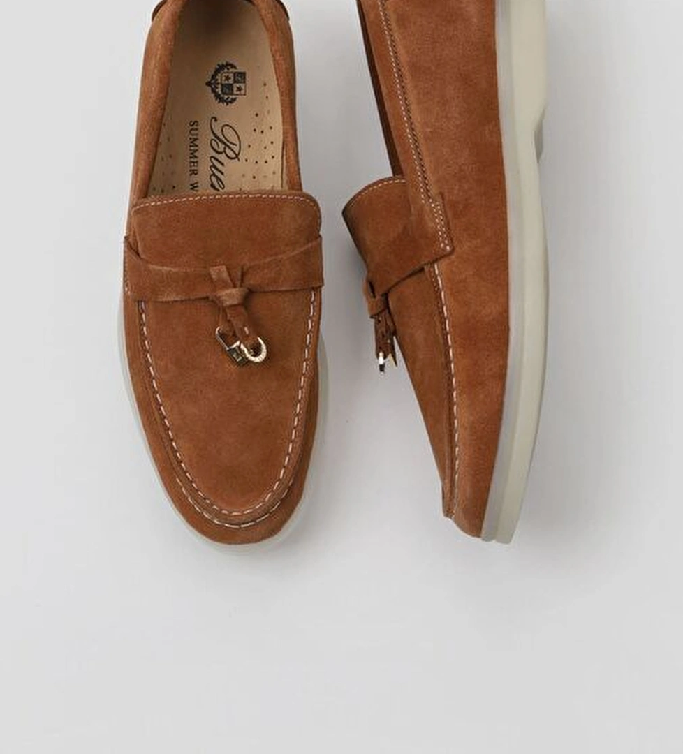 Bueno Shoes Konyak Süet Kadın Loafer 05ws101 - Görsel 1