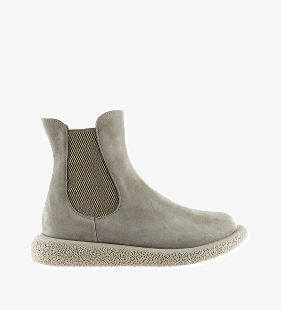 Bueno Shoes Bej Süet Kadın Düz Bot 01wu8905 - Görsel 1