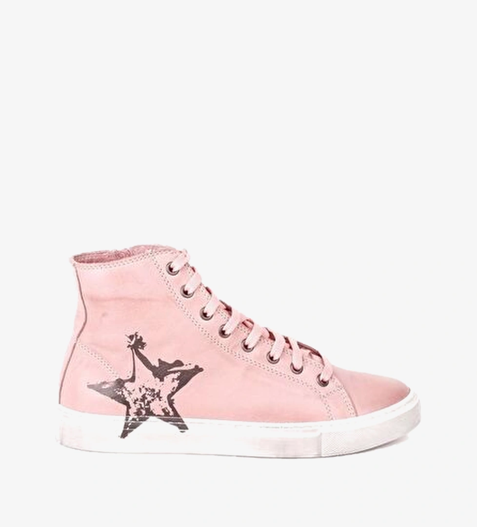 Bueno Shoes Gül Kurusu Deri Kadın Baskılı Spor Bot 01wr1806